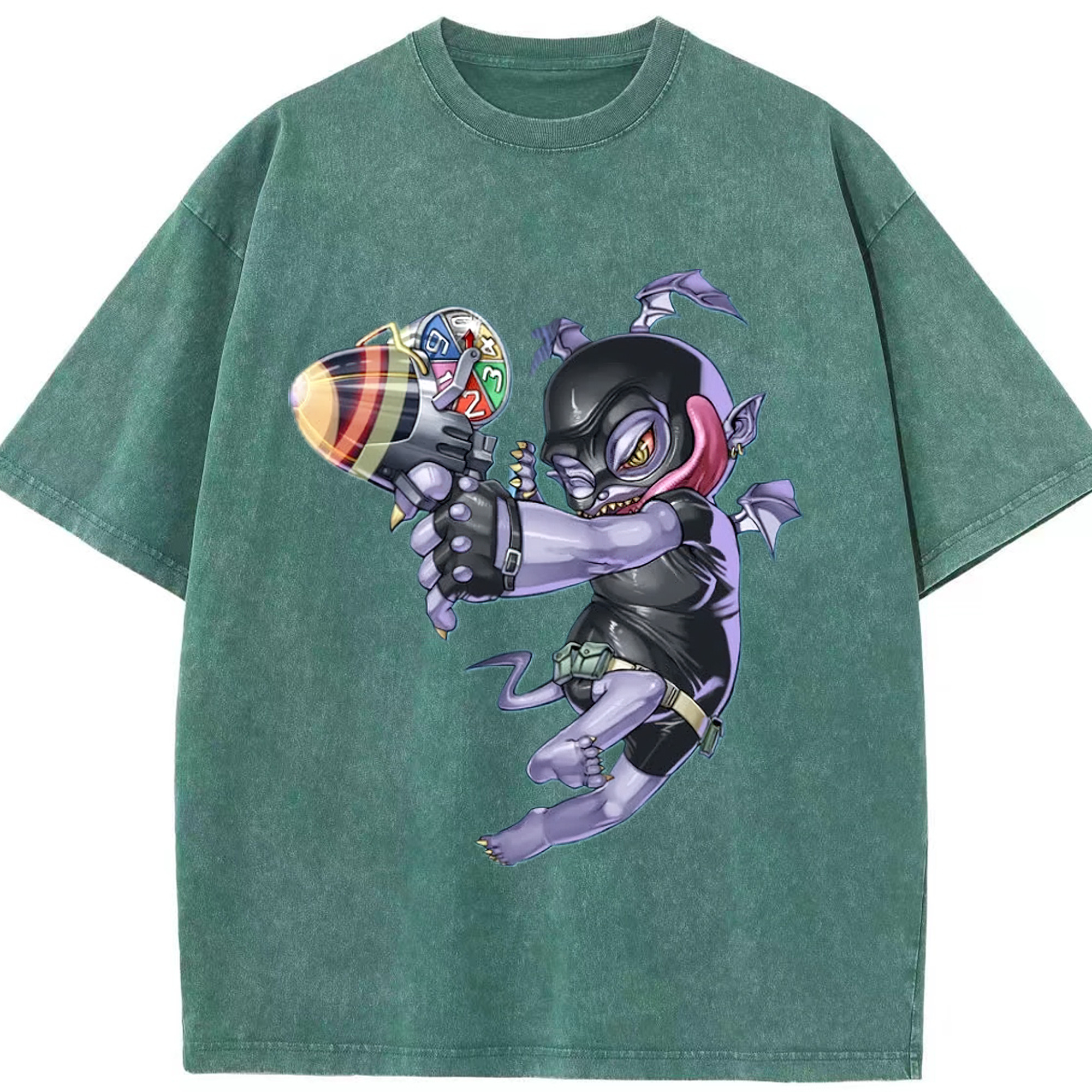 （画像用） 遊☆戯☆王 Yu-Gi-Oh! 綿100% ヴィンテージ風 半袖Tシャツ（フロントプリント）